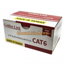 Đầu bấm mạng RJ45 CAT6 UTP Golden Link P8-001TW